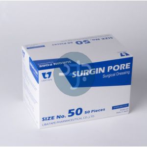 Product-Surgin Pore Adhe.Dressing Ster.50*80mm/50