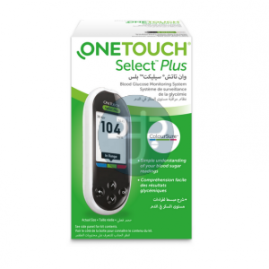 Product-جهاز قياس السكر في الدم وان تاتش سيليكت بلس OneTouch Select Plus® meter